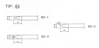 B2-1 Жало до паяльників
