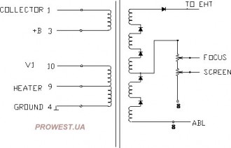 BSC25-3604H  (HR8896)  Строчный трансформатор ТДКС