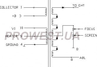 BSC25-Z305A Строчный трансформатор ТДКС