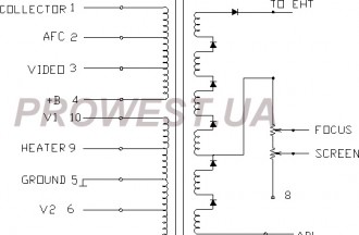 BSC27-4004L  (HR80290)  Строчный трансформатор ТДКС