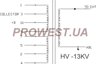 BSH14N304L  Строчный трансформатор ТДКС