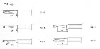N2-1 жало до паяльника
