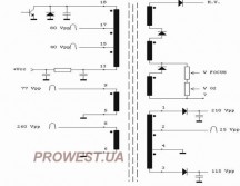 AT2077/88E  (HR6213) Строчний трансформатор ТДКС