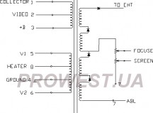 BSC22-5555  Строчный трансформатор ТДКС