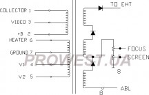 BSC23-0201XB  Строчный трансформатор ТДКС