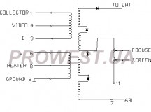 BSC24-0106  Строчный трансформатор ТДКС