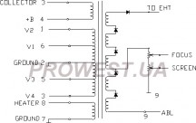 BSC24-01N40R  Строчный трансформатор ТДКС