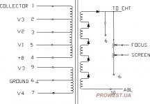 BSC25-0202  Строчный трансформатор ТДКС