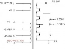 BSC25-4803  (HR8908)  Строчный трансформатор ТДКС