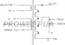 BSC25-Z305A Строчный трансформатор ТДКС