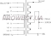 BSC26-1307  Строчный трансформатор ТДКС