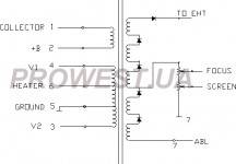 BSC27-0101  Строчный трансформатор ТДКС