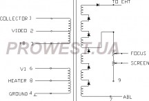 BSC27-3401  Строчный трансформатор ТДКС