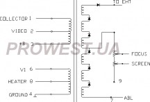 BSC27-3402  Строчный трансформатор ТДКС