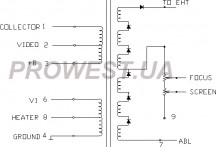 BSC27-3408  Строчный трансформатор ТДКС