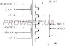 BSC29-01B12  Строчный трансформатор ТДКС