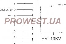 BSH12N406L  Строчный трансформатор ТДКС