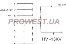 BSH13-0105  Строчный трансформатор ТДКС