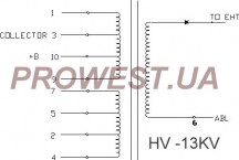 BSH14N303  Строчный трансформатор ТДКС