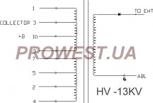 BSH15-303L  Строчный трансформатор ТДКС