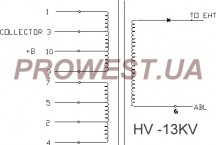 BSH7  Строчный трансформатор ТДКС