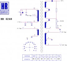 HR6248  Строчний трансформатор ТДКС