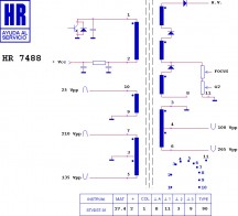 HR7488  Строчний трансформатор ТДКС