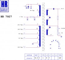 1352.5008  (HR7927)  Строчний трансформатор ТДКС